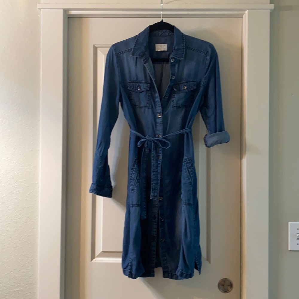 Caslon denim dress